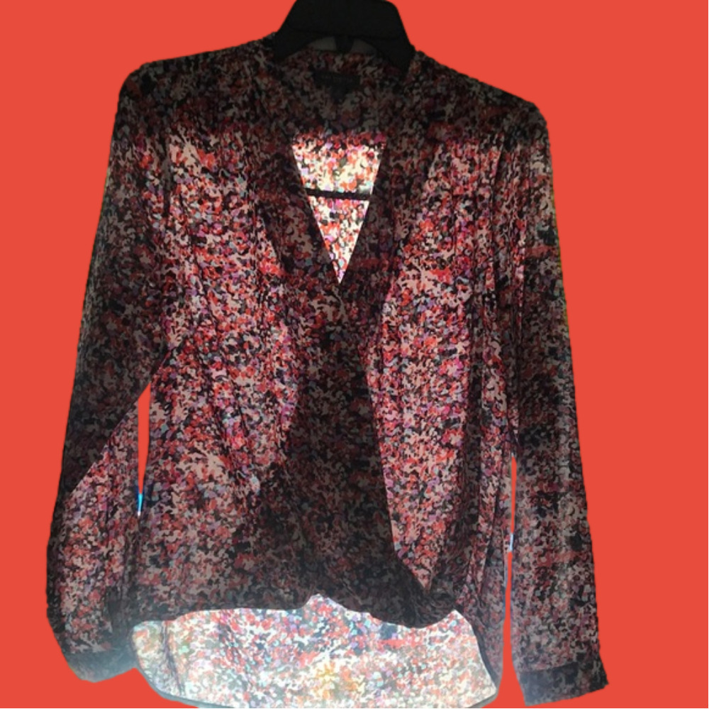 NWOT Limited cross front blouse M